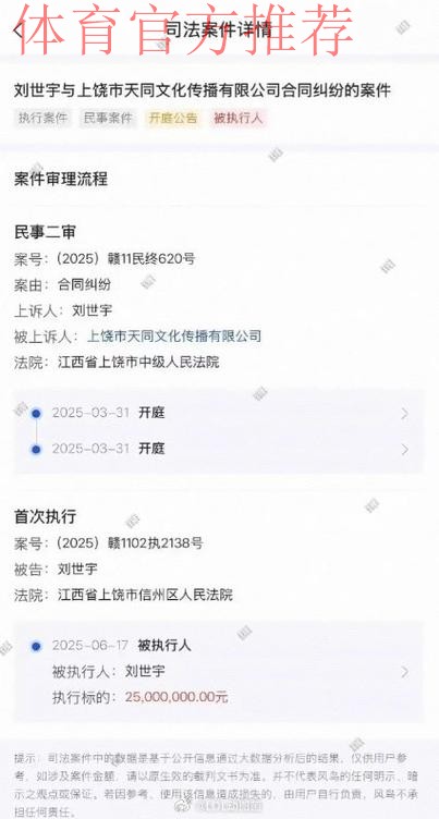 MLXG因RNG合同纠纷被限消，同时被列为失信被执行人